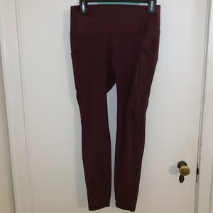 GapFit Maroon Leggings